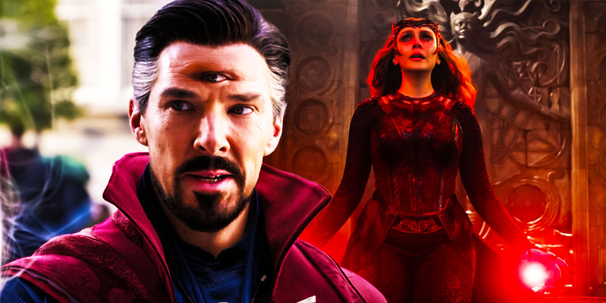 Doctor strange third eye multiverse of madness Scarlet witch