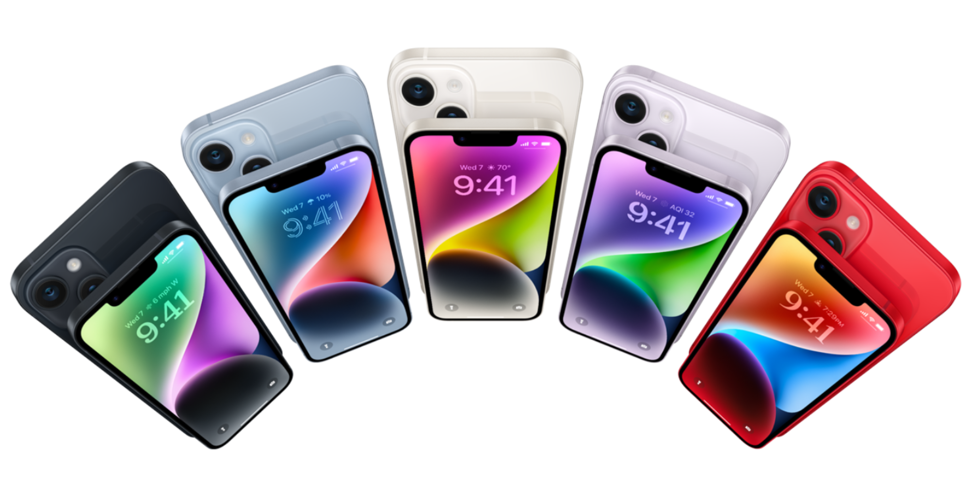 iPhone 14 color options