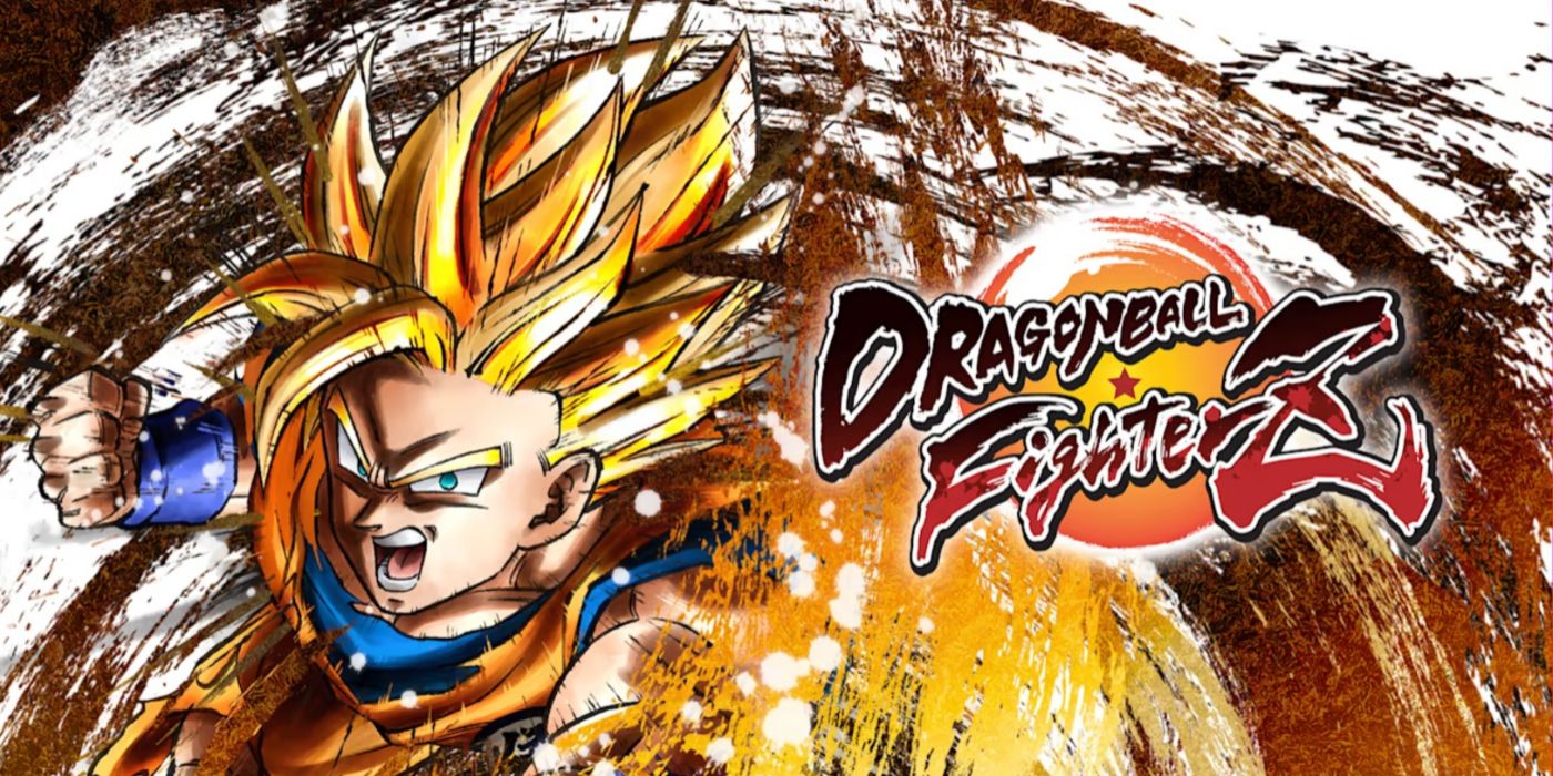 Goku in Super Saiyan form in Dragon Ball FighterZ key art.