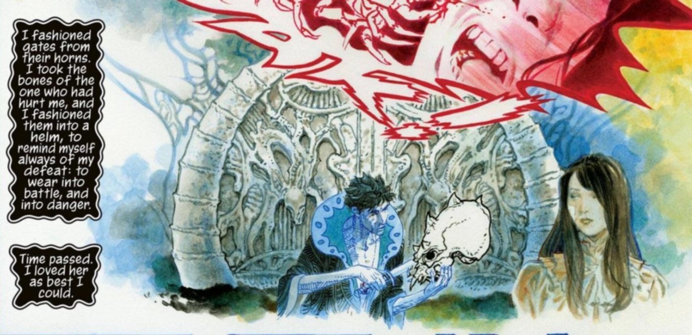 Dream Helm Origin Sandman Overture DC Comics