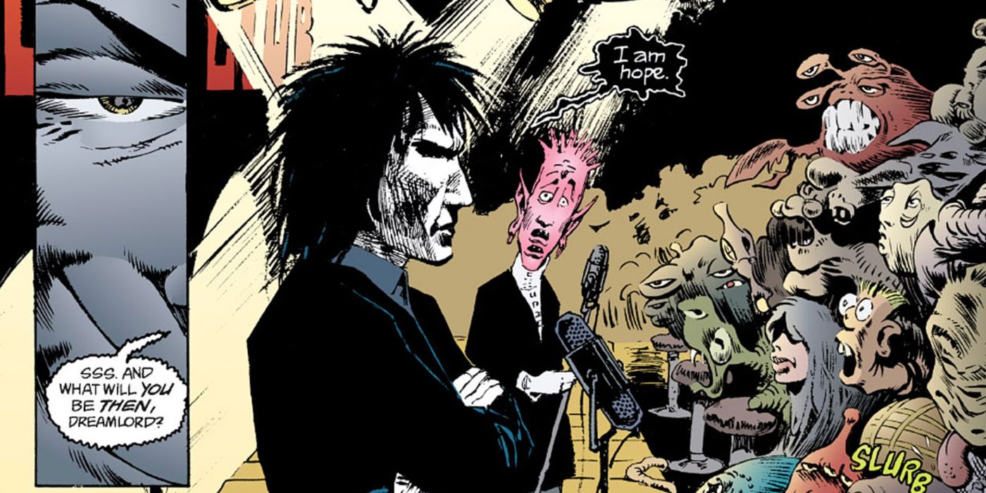 An image of Dream in Hell in the Sandman comics