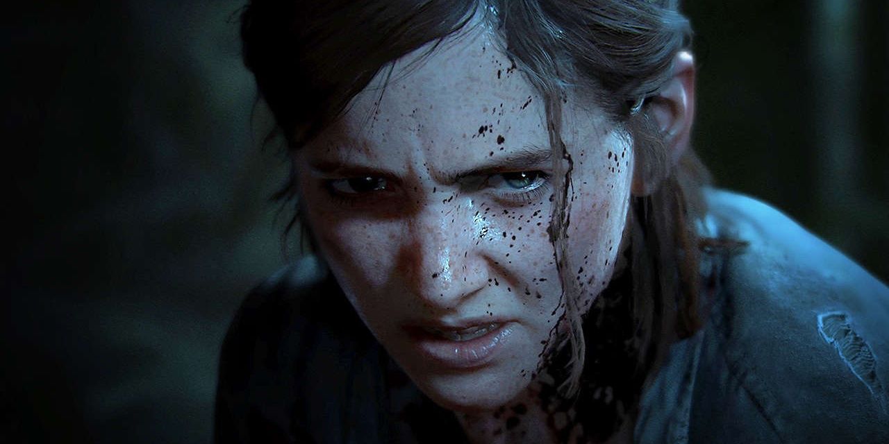 Ellie looking angry in The Last of Us 2 