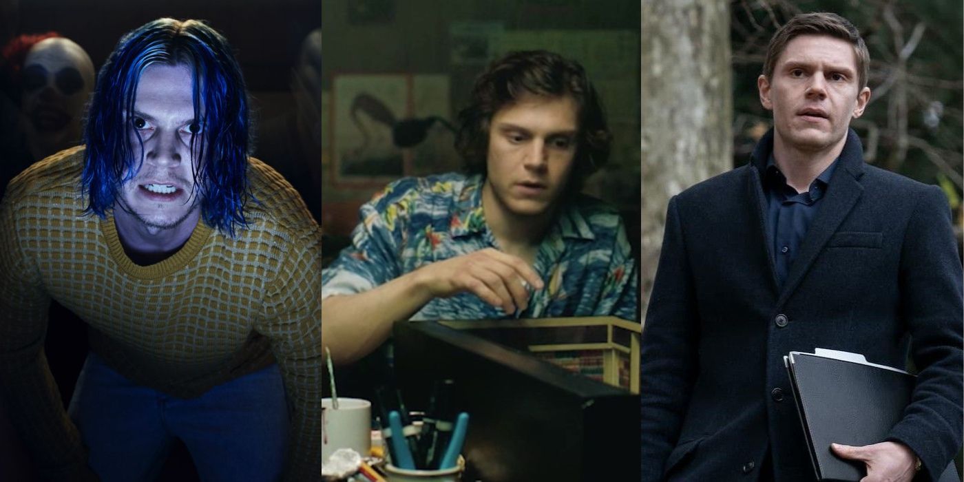 Evan Peters in American Horror Story, American Animals, and Mare Of Easttown