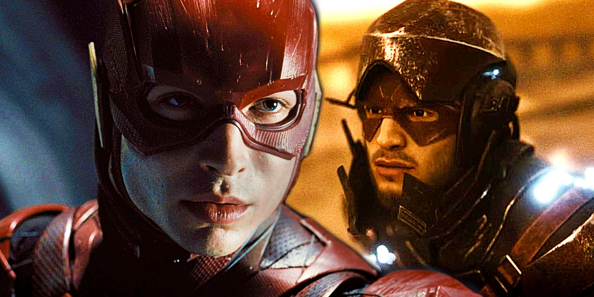 Ezra Miller como The Flash en Knightmare Future de la Liga de la Justicia