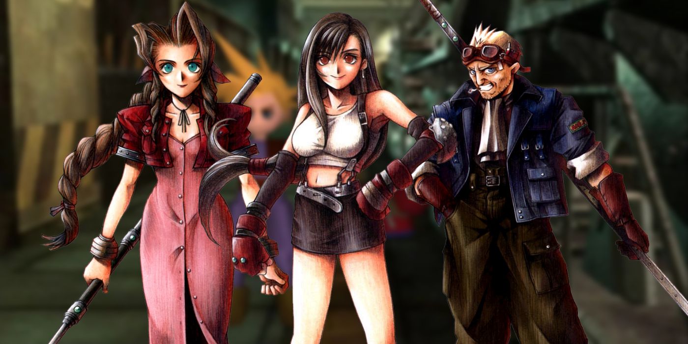 Aerith, Tifa e Cid do FF7 ocultaram diálogos que foram cortados do jogo original.