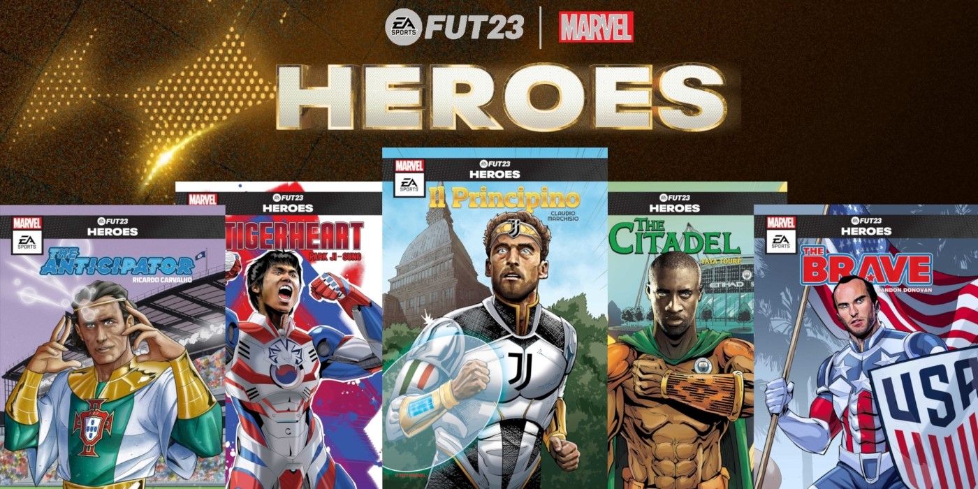 FIFA 23 Marvel Characters Heroes Crossover Marketing Bad