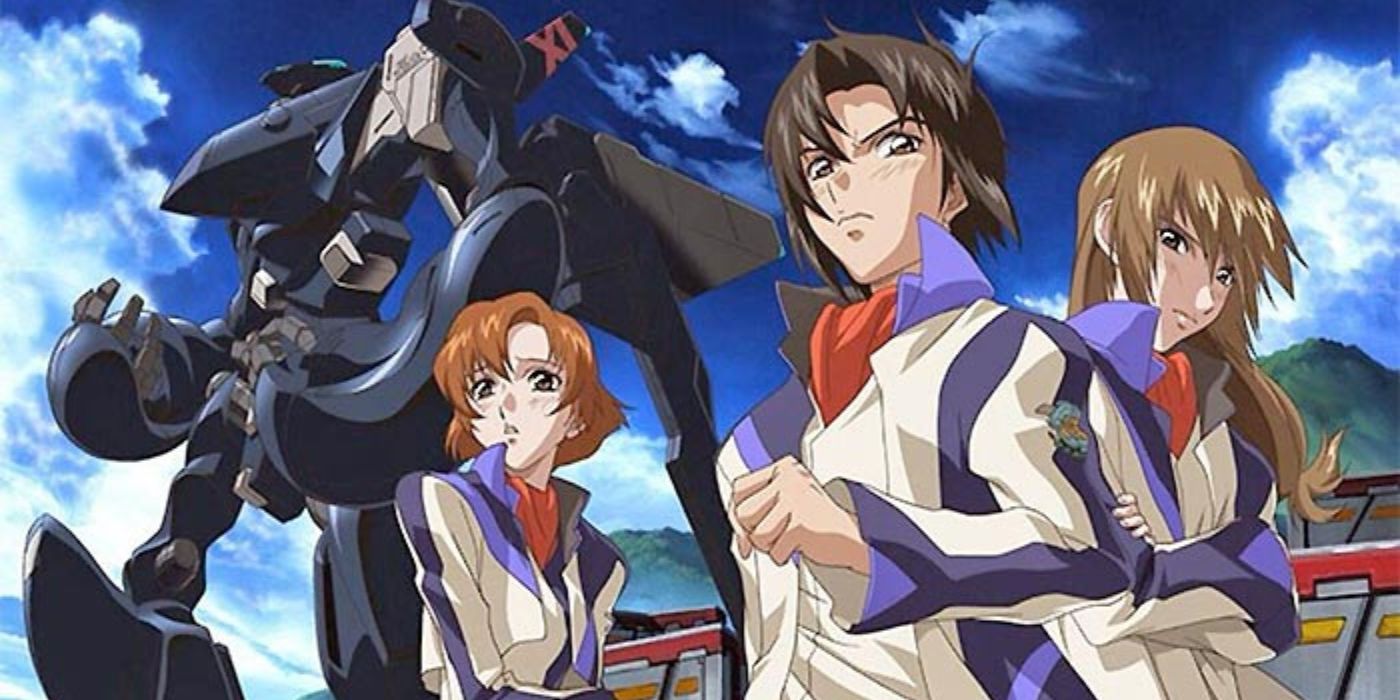 Characters from the Fafner In The Azure anime.