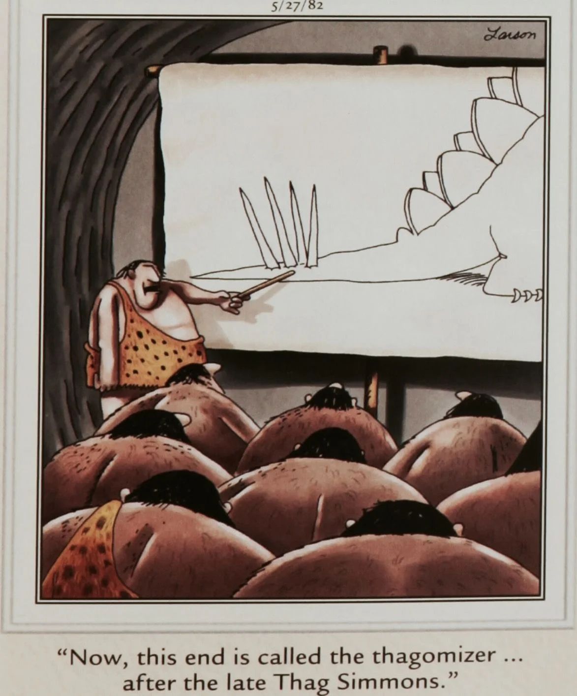 Far Side Comic Thagomizer