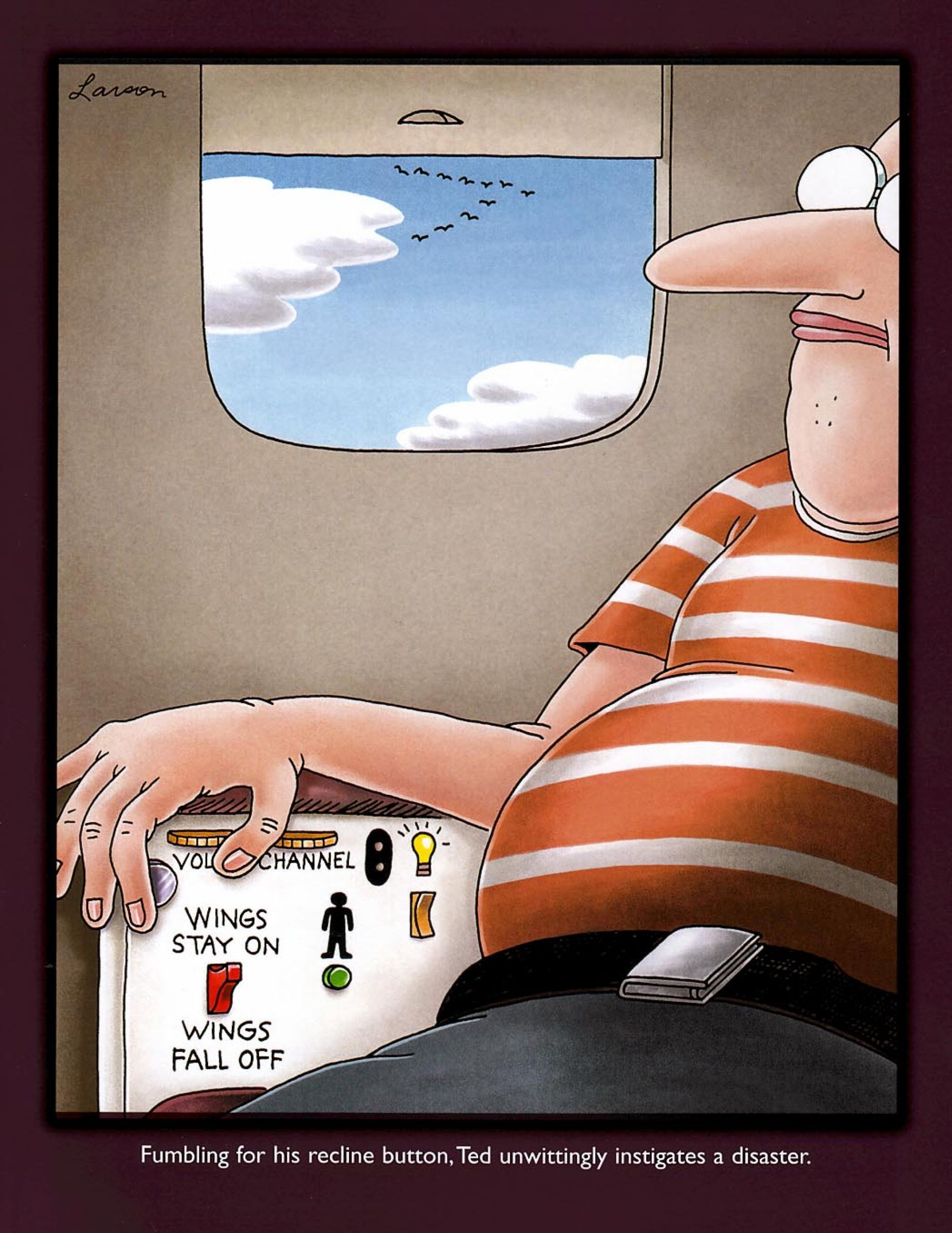 Far Side Comic Wings Fall Off Disaster