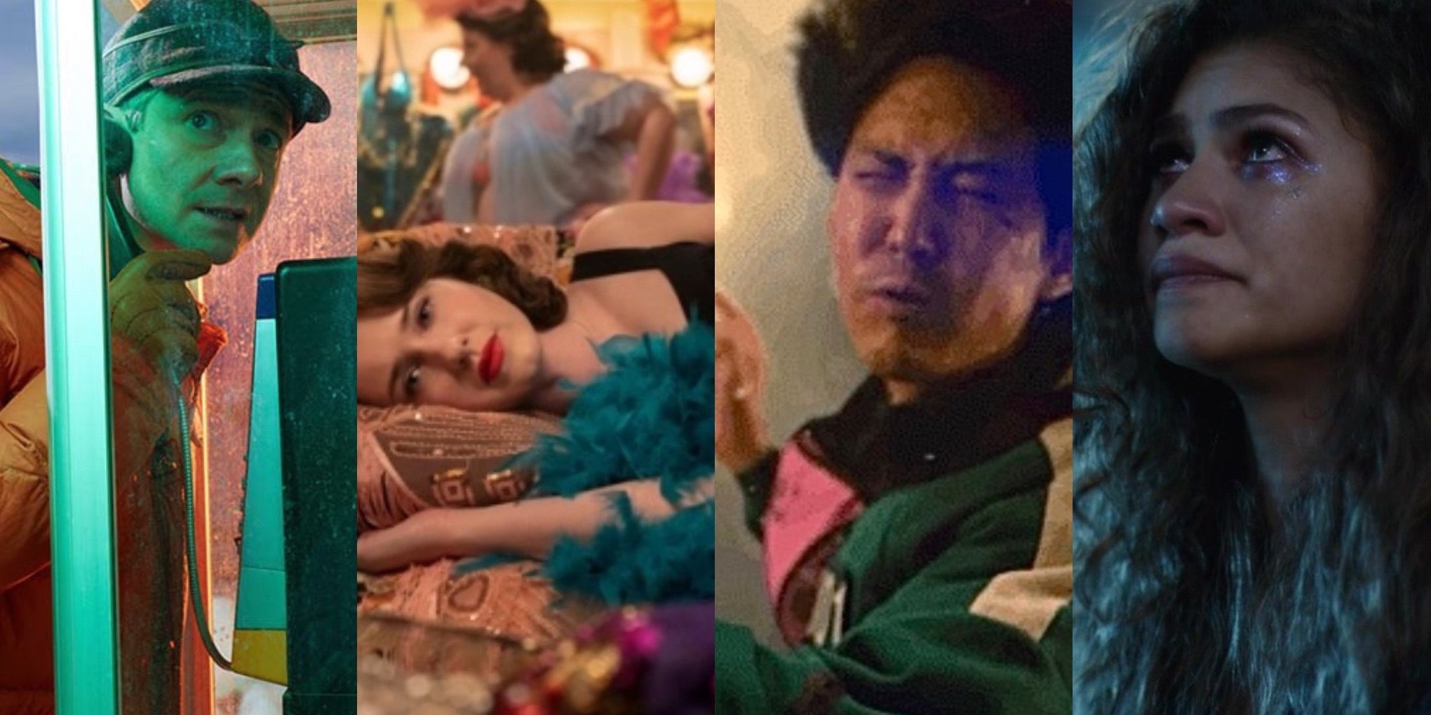 Scenes from Fargo, The Marvelous Mrs. Maisel, Squid Game and Euphoria