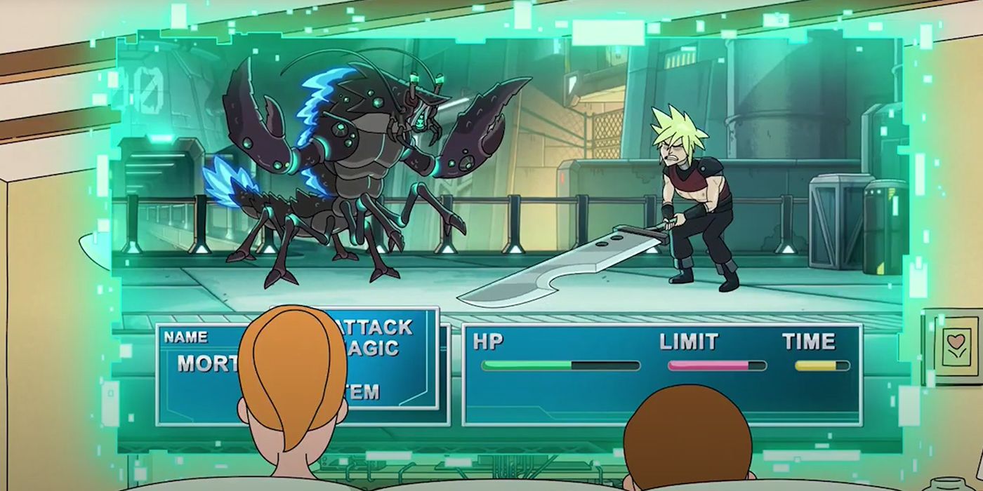 Final Fantasy VII in Rick and Morty
