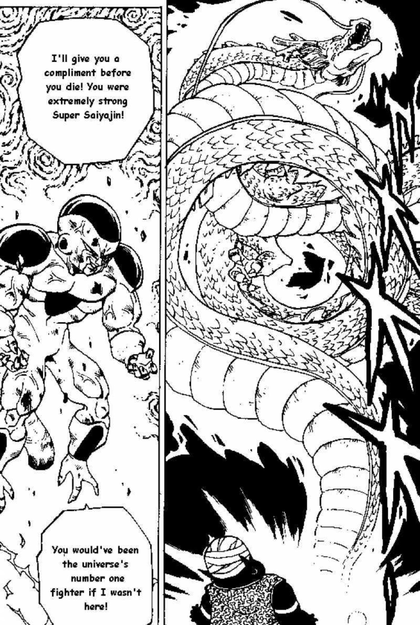Frieza complimented Goku and created a plot hole.