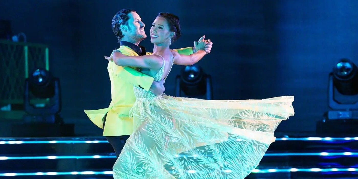 Gabby Windey and Val Chmerkovskiy on Dancing With The Stars Elvis Night