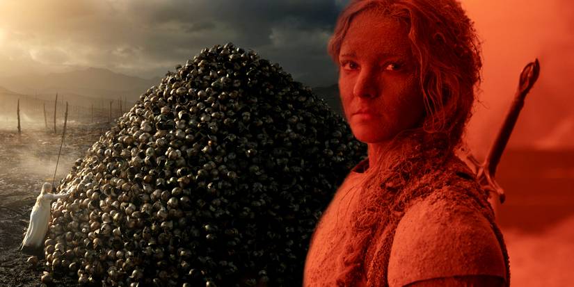 Galadriel and the Nirnaeth Arnoediad (The Battle of Unnumbered Tears) in The Rings of Power.
