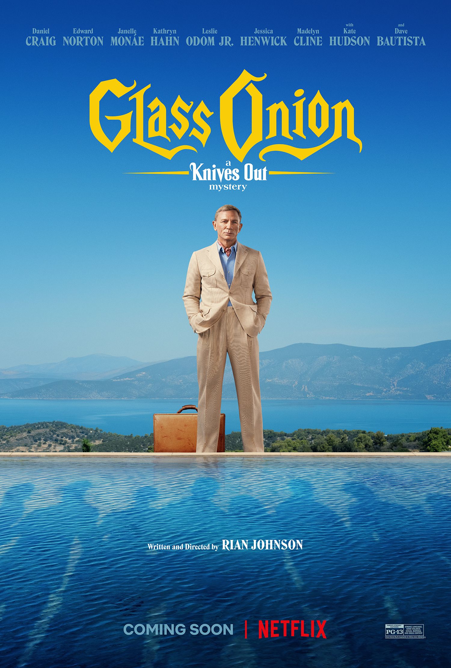 Glass Onion Knives Out 2 Poster