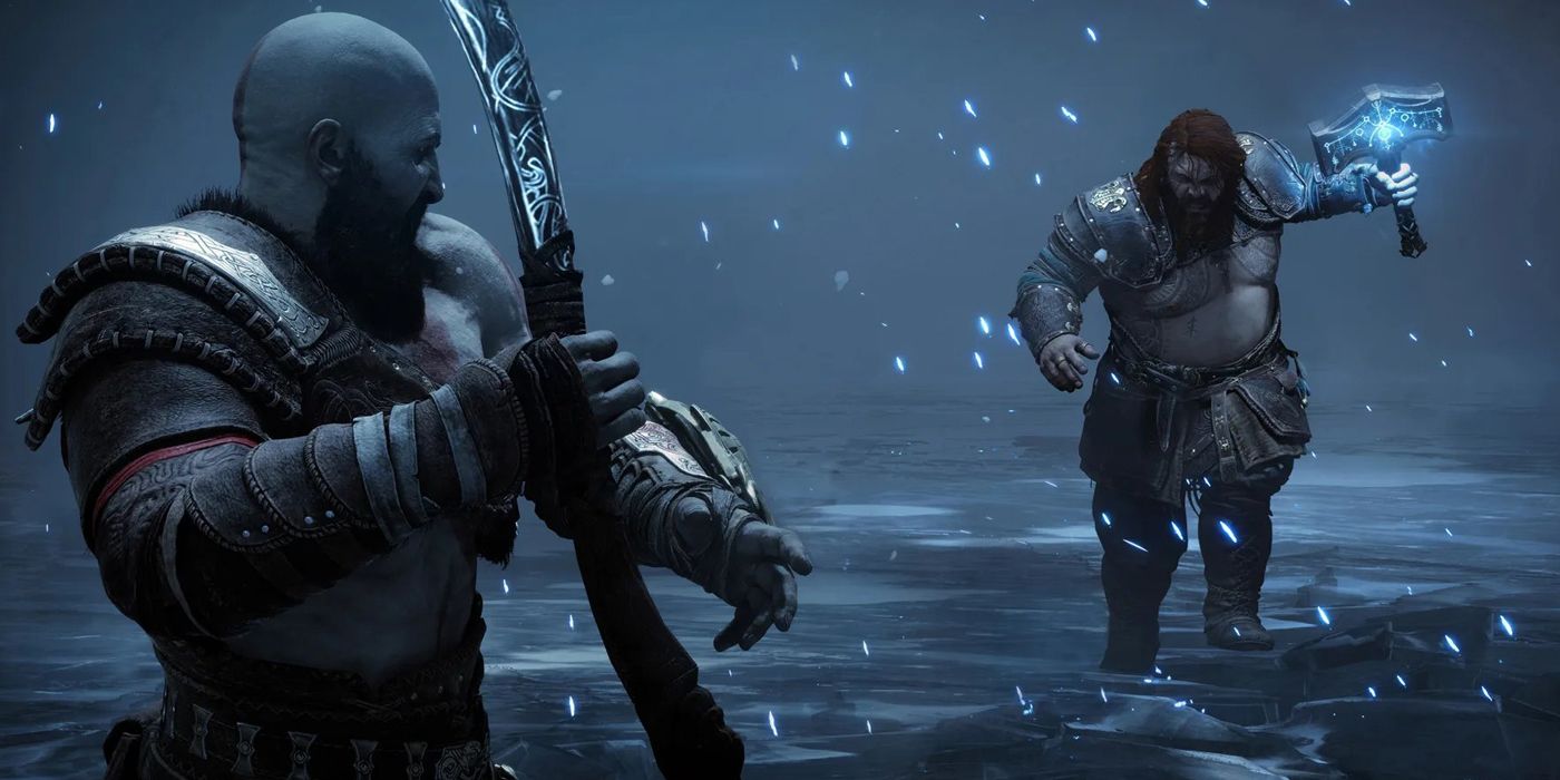 Thor Cutscene Comparison God of War 2018 vs God of War Ragnarok