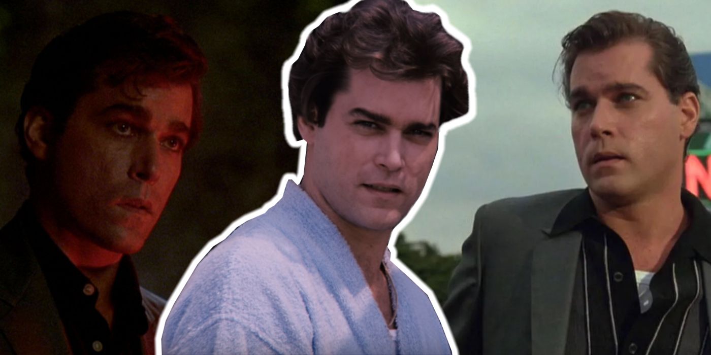 A collage of Henry Hill from the movie Goodfellas.