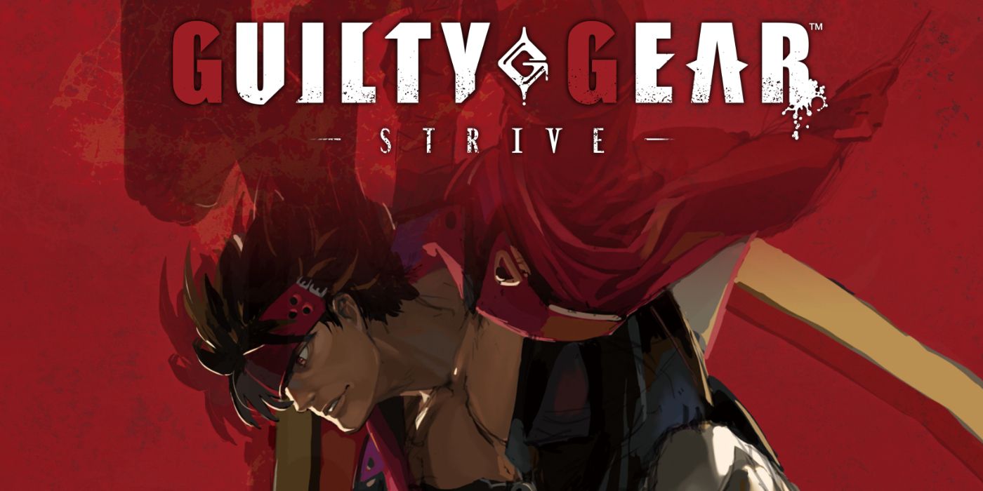 Arte chave Guilty Gear-Strive- com protagonista Sol Badguy.