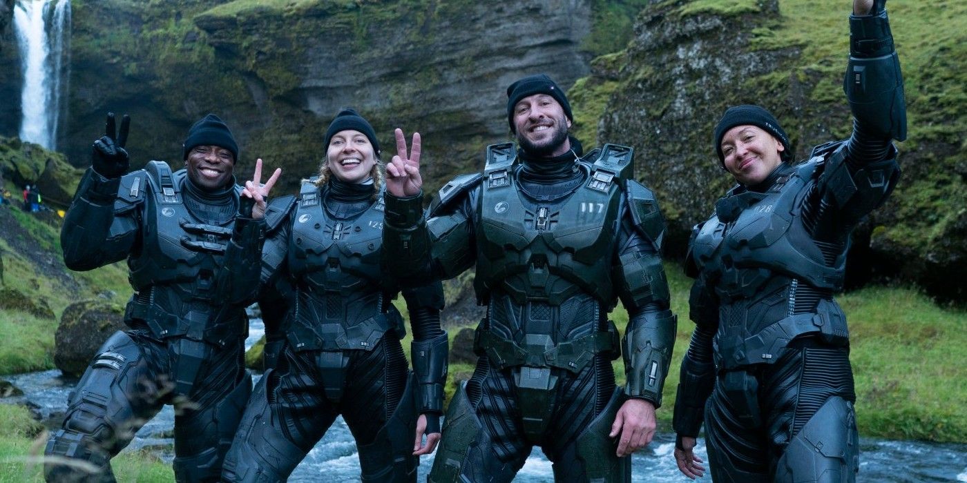 Master Chief Actor & Halo Season 2 Cast Celebrate Start of Filming