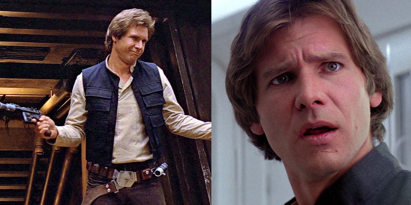 Han Solo shrugging, Han Solo with mouth agape