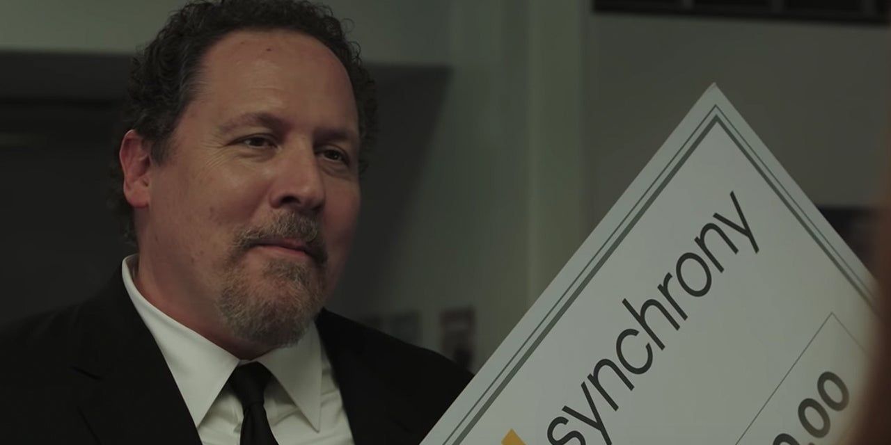 Happy Hogan with a check in Spider-Man Far From Home 