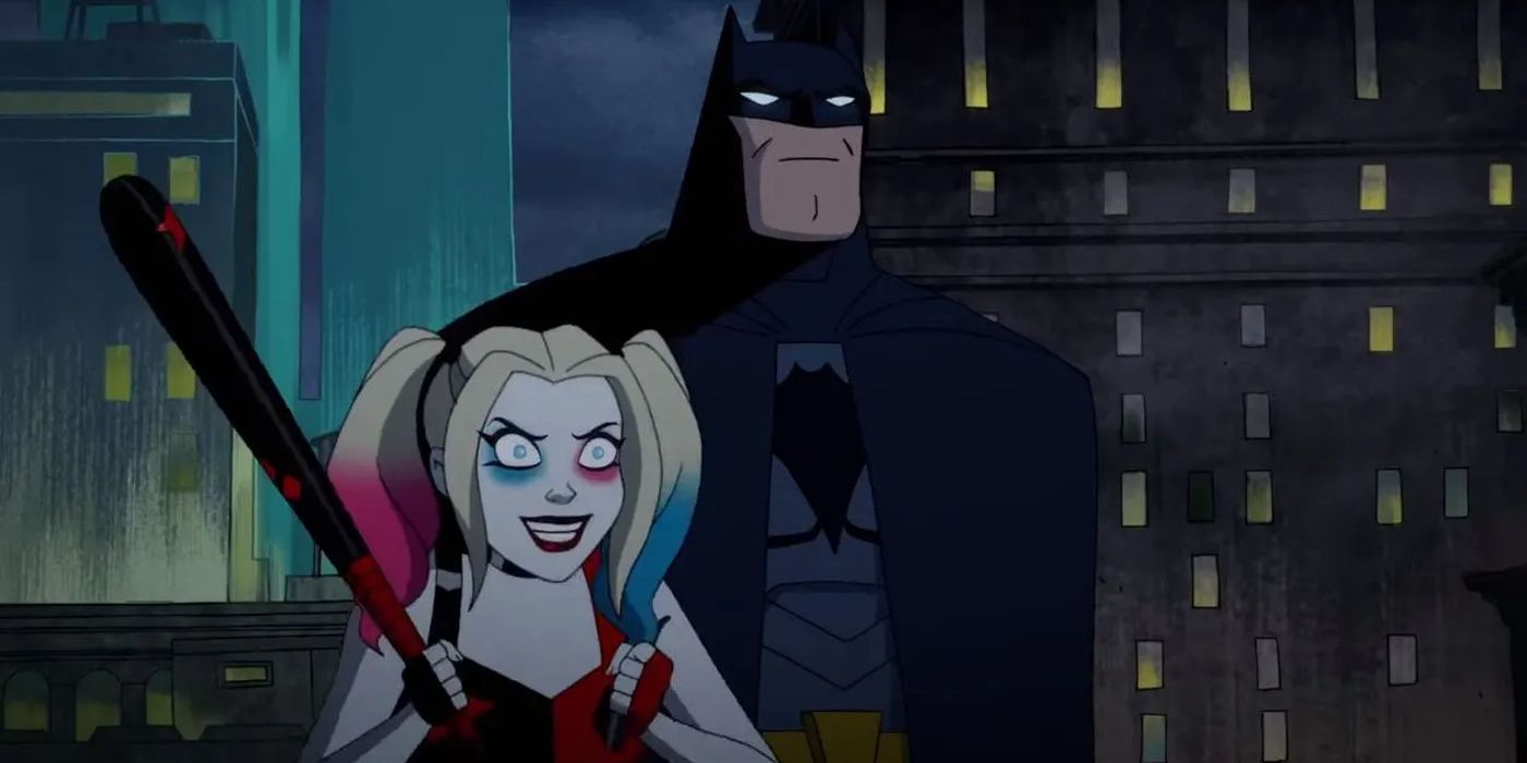 Harley Quinn and Batman Bat