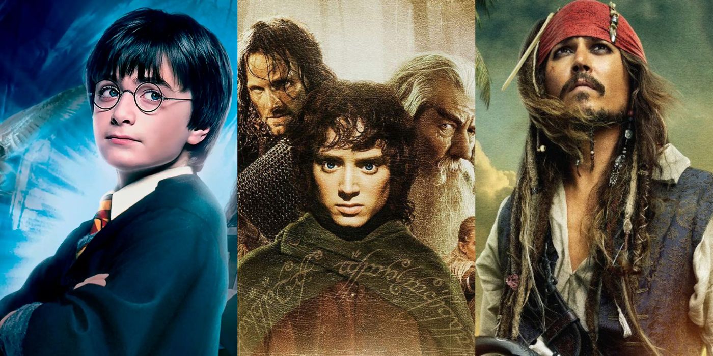 Harry Potter, Lord of the Rings, Pirates of the Caribbean