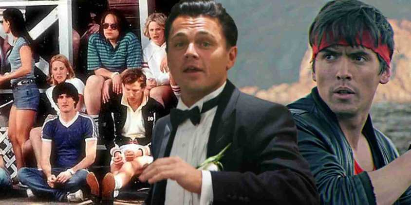 Leo DiCaprio on a header between Wet Hot American Summer and Kung Fury.