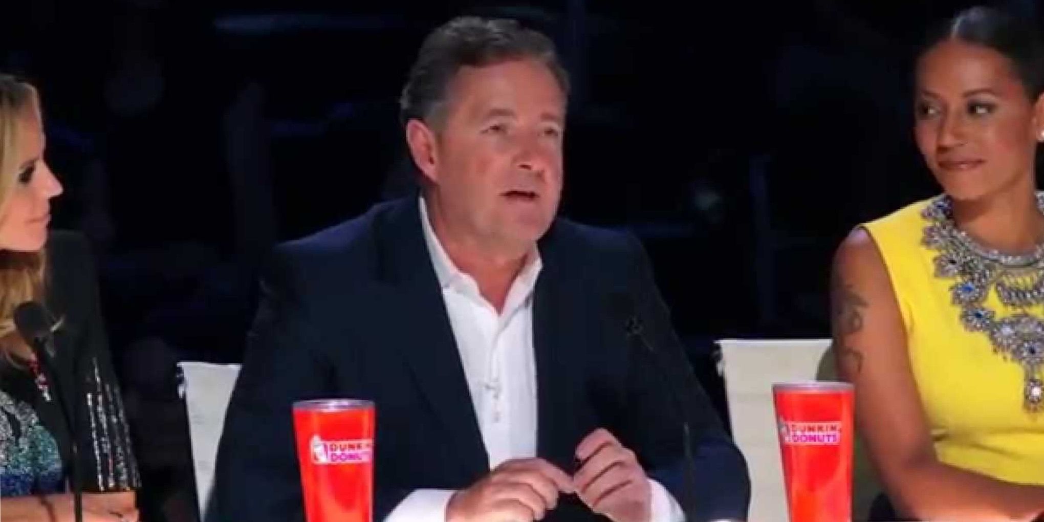 Heidi Klum, Piers Morgan e Melanie Brown no America's Got Talent