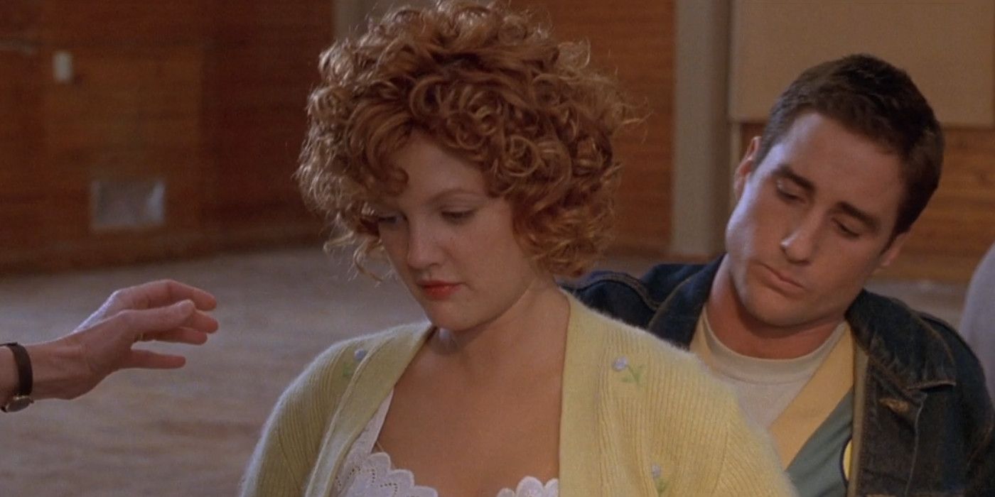 Drew Barrymore and Luke Wilson in the movie Home Fries.