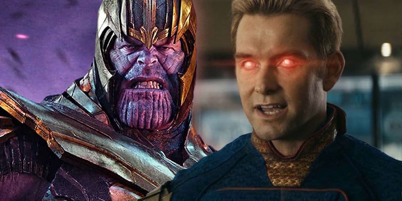 Homelander vs. Thanos Marvel Comics