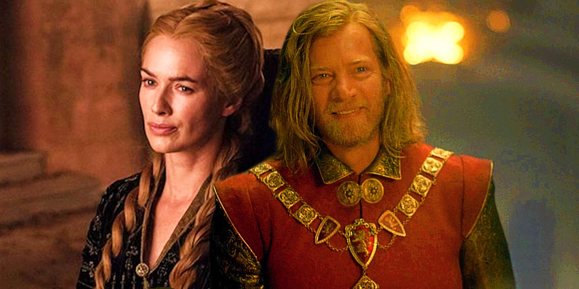 Jefferson Hall as Jason Lannister and Lena Headey as Cersei Lannister
