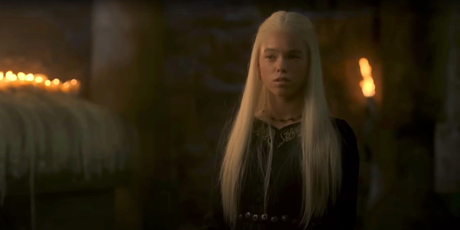 Casa do Dragão Milly Alcock como Princesa Rhaenyra Targaryen