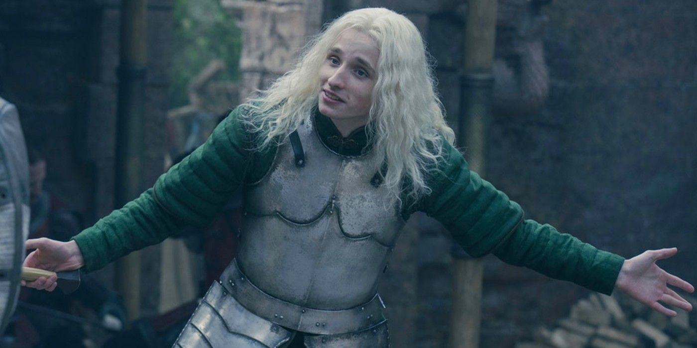 Casa do Dragão Ty Tennant como o jovem Aegon Targaryen