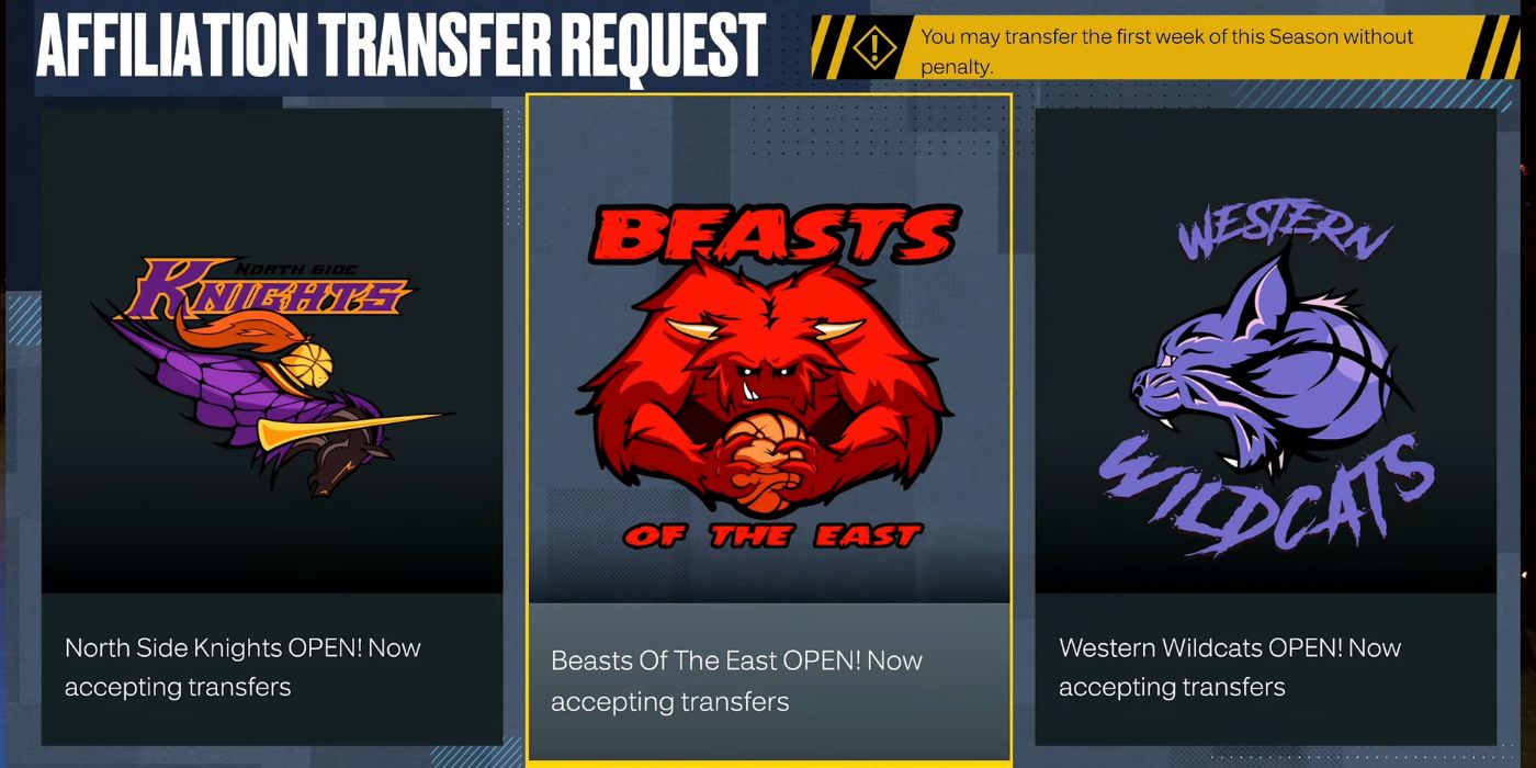 How To Change Affiliations in NBA 2K23