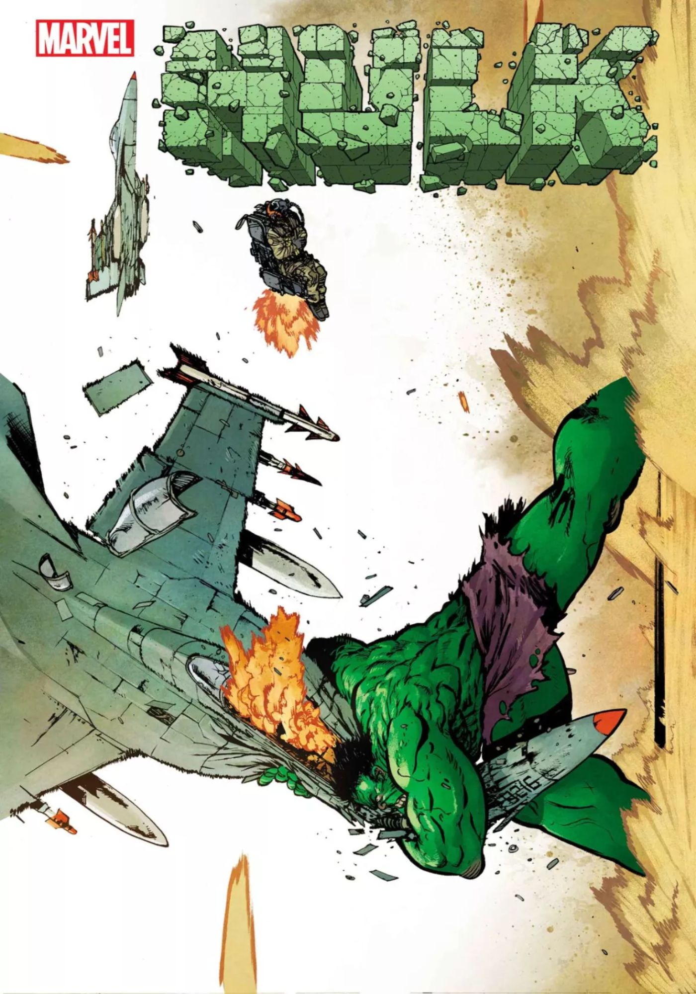 Variante do Hulk 11 Daniel Warren Johnson destrói caça a jato