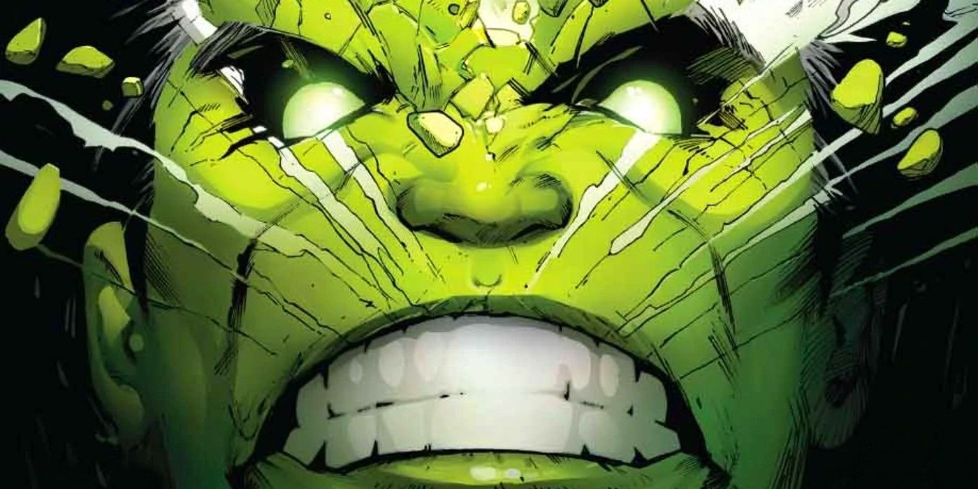 Hulk's head shattering