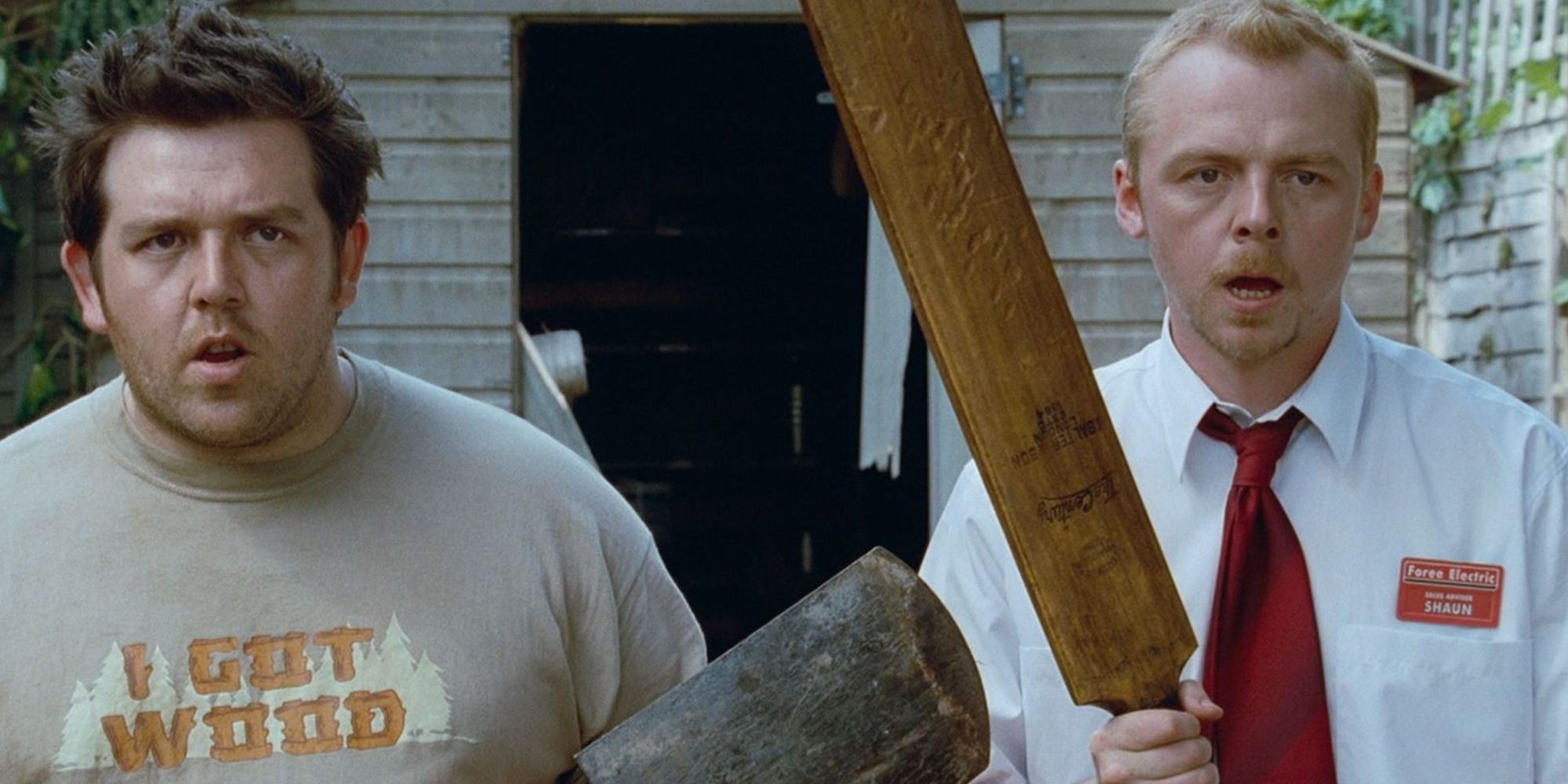 Image of Simon Pegg and Nick Frost in Shaun of the Dead