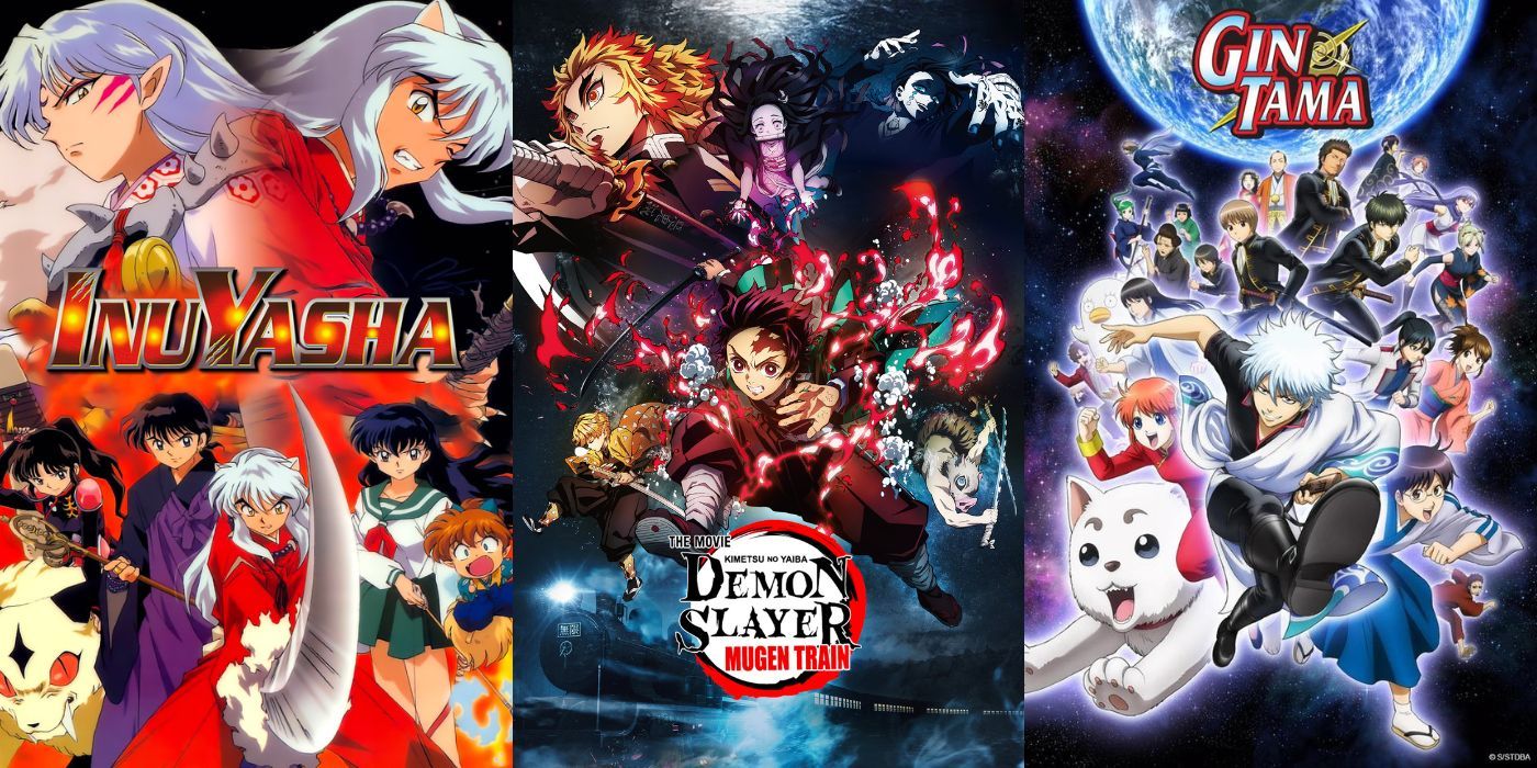 Inuyasha Demon Slayer Gintama