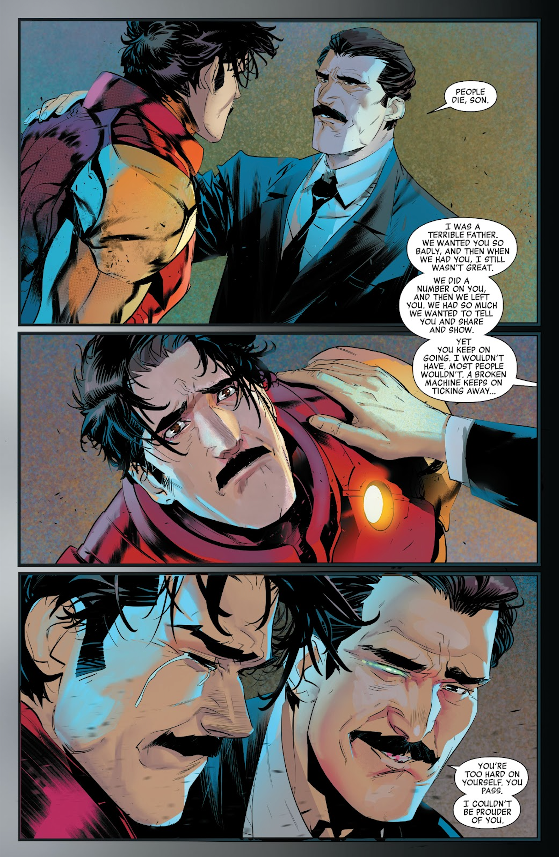 Iron Man meets his father Howard Stark