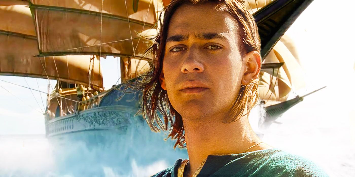 Maxim Baldry as Isildur from Lord of the Rings The Rings of Power