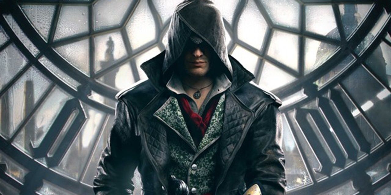Jacob Frye standing on a clocktower in Assassin's Creed Syndicate 