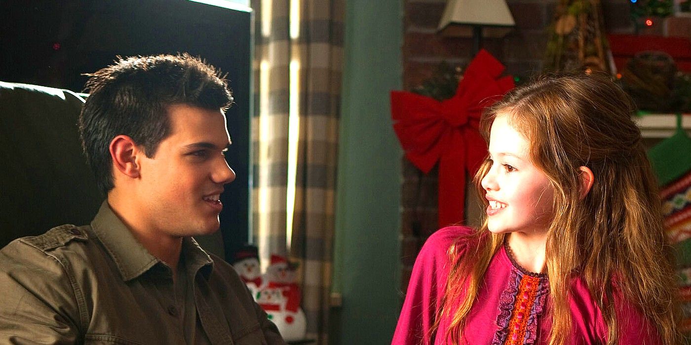 Jacob and Renesmee in Twilight Breaking Dawn Part 2