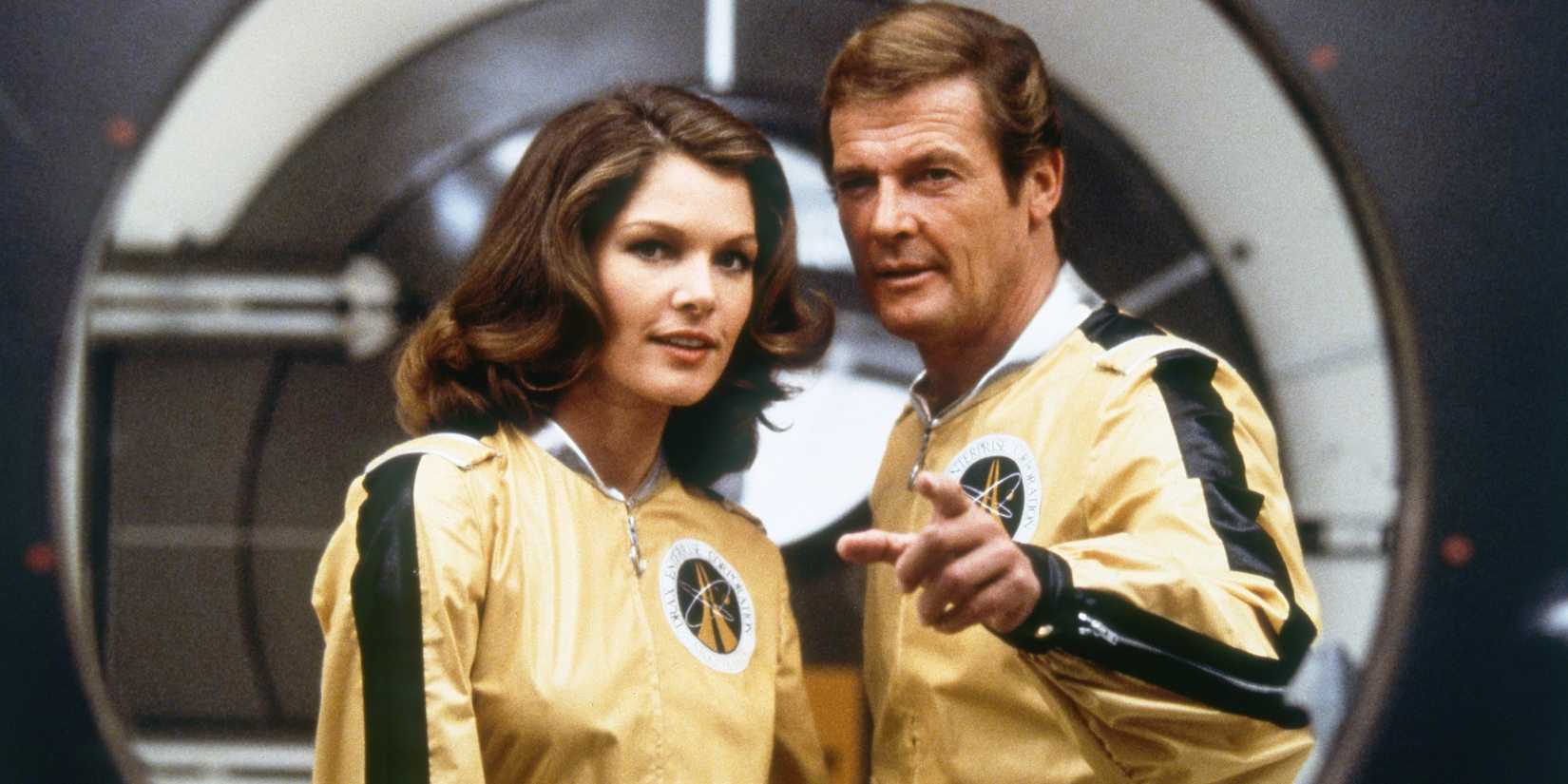 James Bond on a space station in Moonraker.