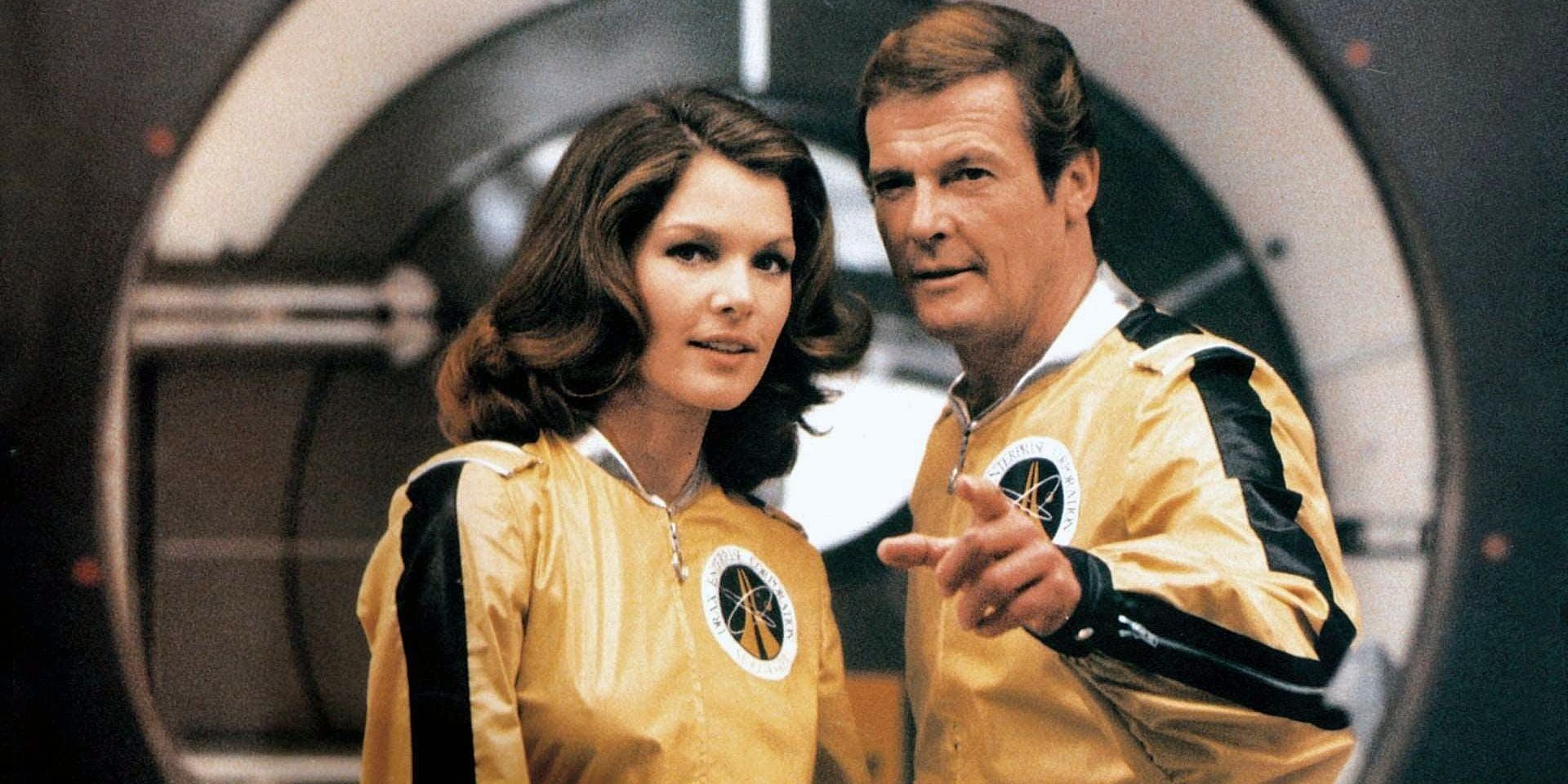 James Bond on a space station in Moonraker.