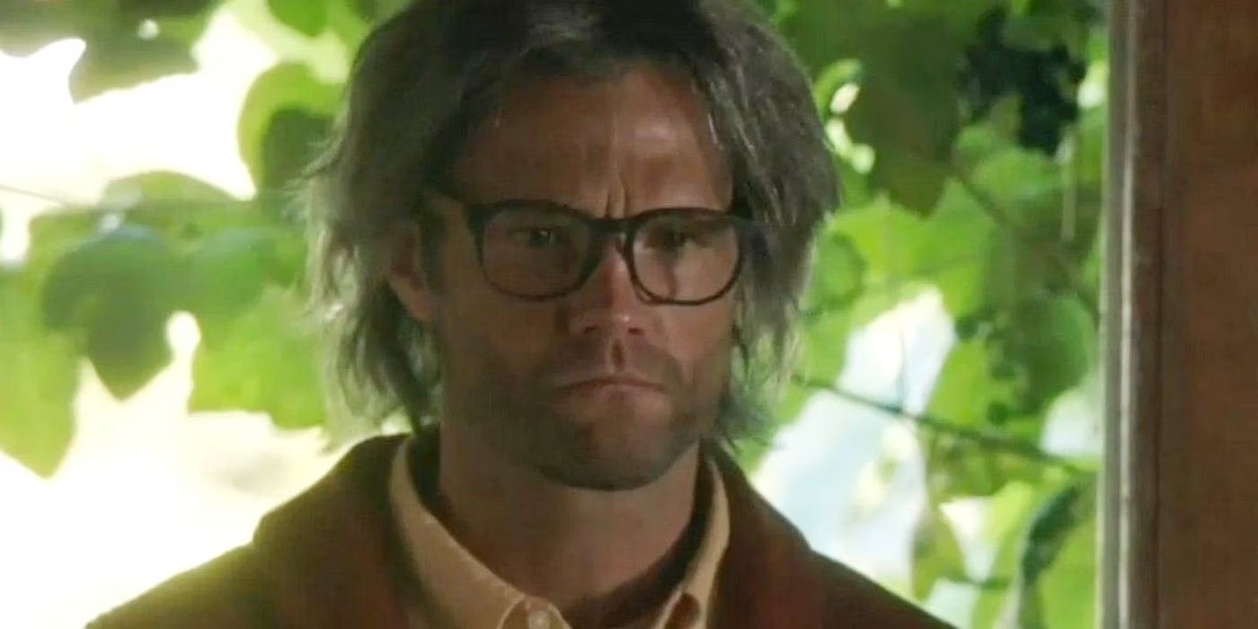 Jared Padalecki como o velho Sam Winchester em Supernatural