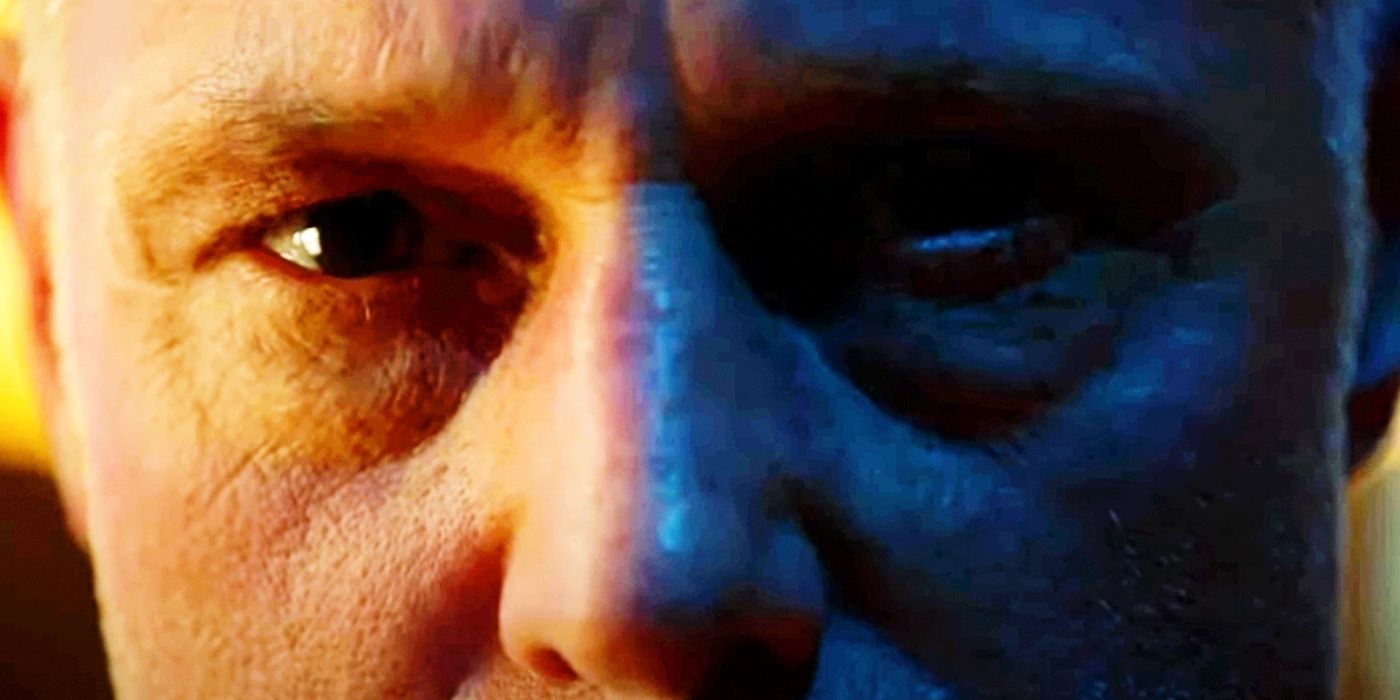 a close up of Jason Beghe&rsquo;s eyes as Hank Voight in the Chicago PD season 10 premiere