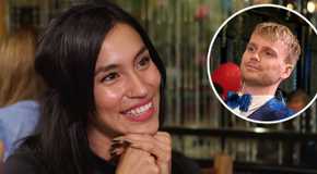 90 Day Fiancé: The Single Life stars Jeniffer Tarazona and Jesse Meester with Jeniffer smiling and Jesse inset