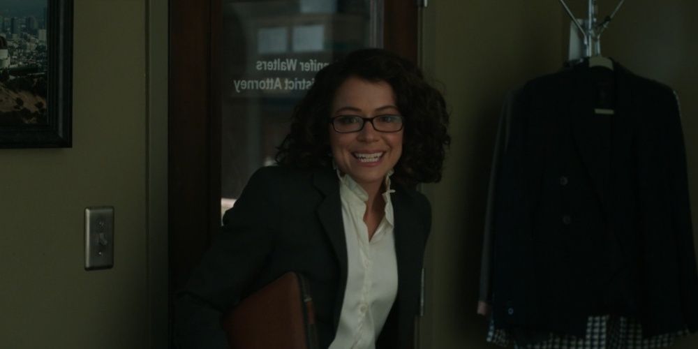 Jennifer Walters smiles at the camera in She-Hulk