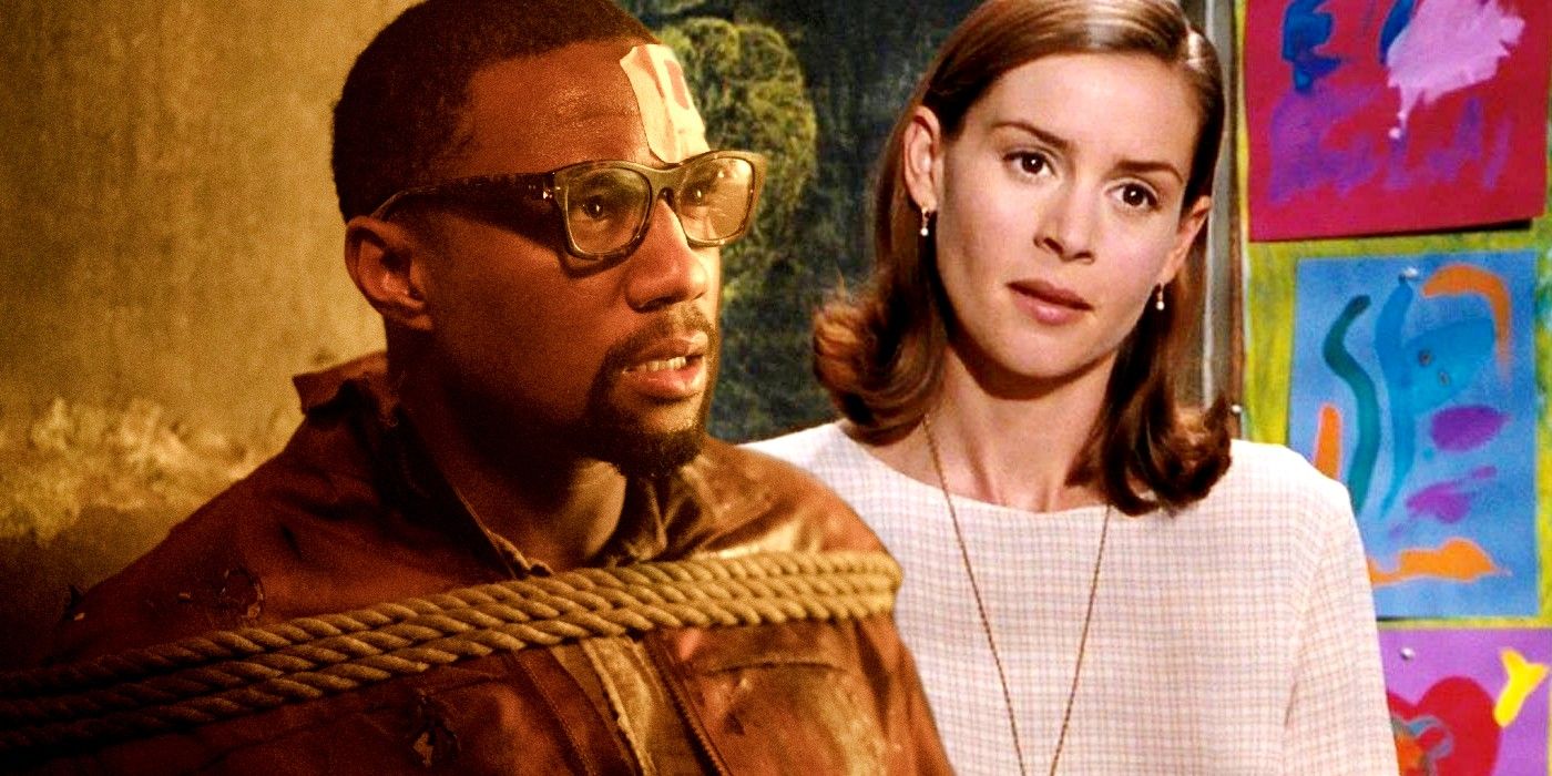 Jessie T Usher as Davon in Tales of the Walking Dead and Embeth Davidtz as Miss Honey in Matilda